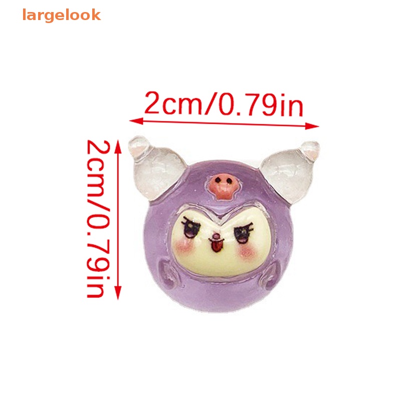 Bộ 2 Đồ trang trí Búp Bê Sanrio Mini Phát Sáng Dùng Trang Trí Tiểu Cảnh