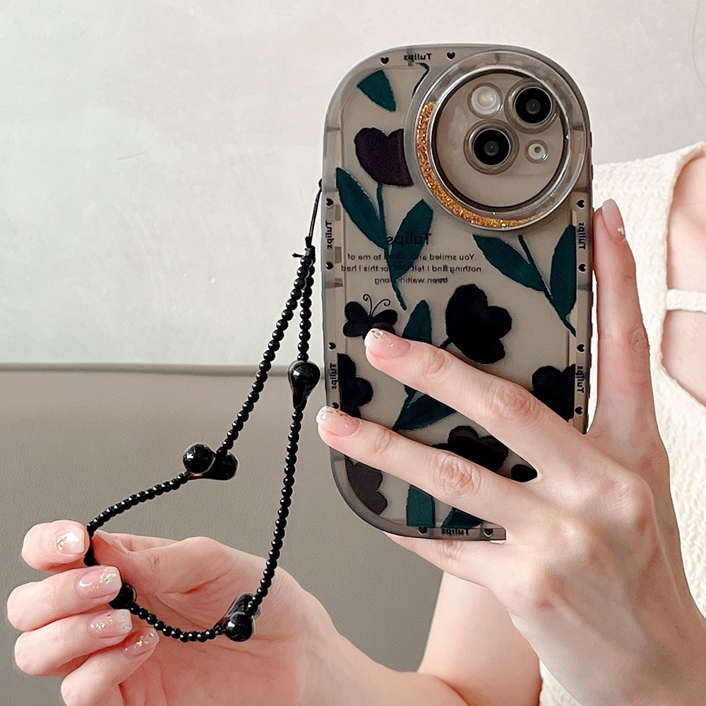 Ốp Điện Thoại TPU Mềm Chống Rơi Phối Kim Tuyến Nước Cho Iphone 14 13 12 11 Pro Max