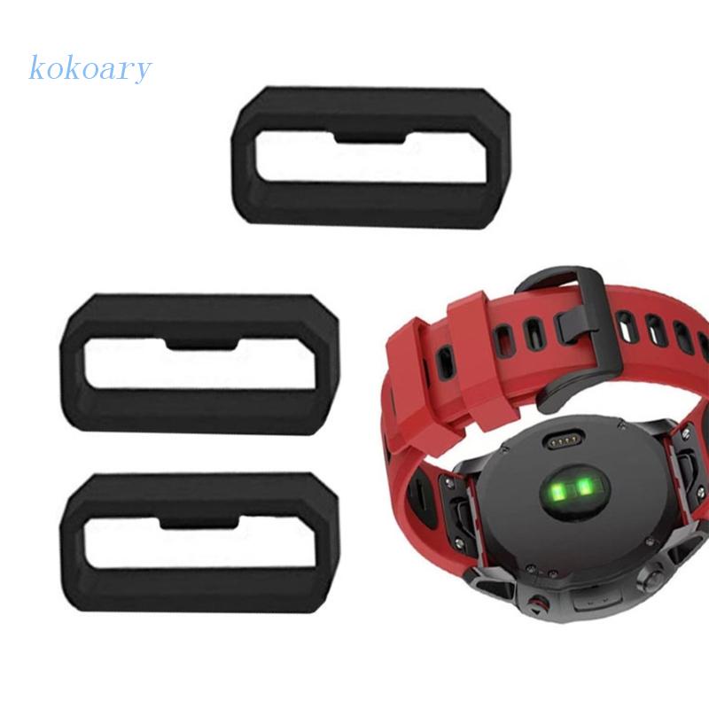 Set 5 Dây Cao Su Silicone Thay Thế Cho Đồng Hồ 20 22 26mm