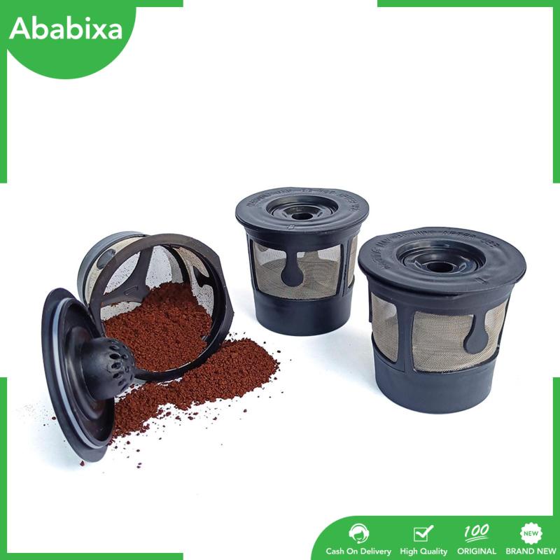 Set 3 Cốc Lọc Cà Phê Có Thể Tái Sử Dụng Kèm Giá Đỡ Tiện Dụng