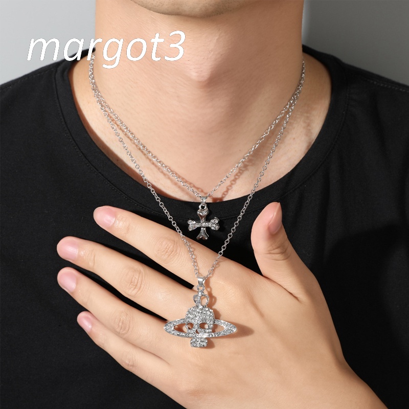 Vòng cổ Mặt Đầu Lâu Phong Cách Vintage Thời Trang Dành Cho Nam