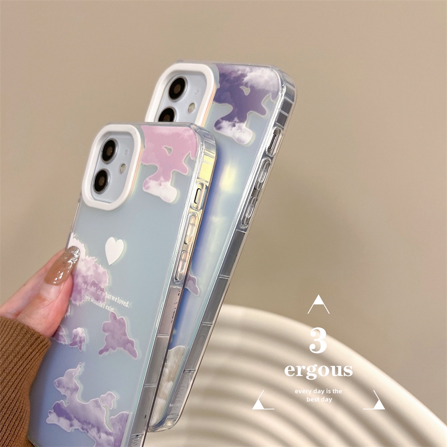 Ốp Điện Thoại Mềm Chống Sốc Màu Gradient Cho IPhone 14 13 12 11 Pro Max SE2020 X XR Xs Max 7 8 Plus