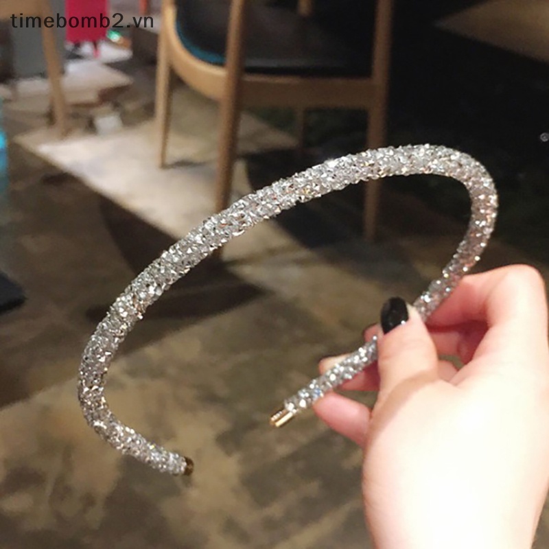 1 Băng Đô Mềm Đính Đá Thời Trang Cho Nữ