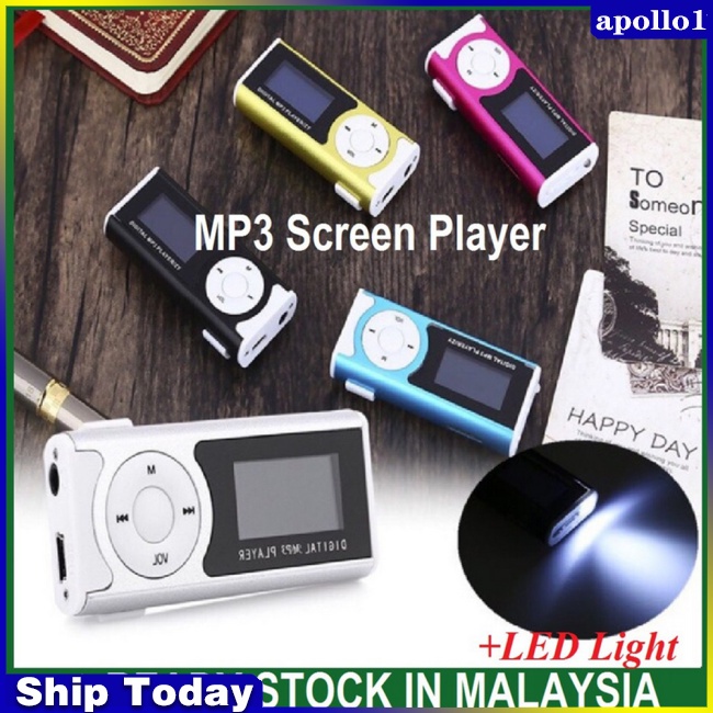 Máy Nghe Nhạc MP3 Màn Hình Lcd Hỗ Trợ Thẻ Nhớ Micro Tf Sd