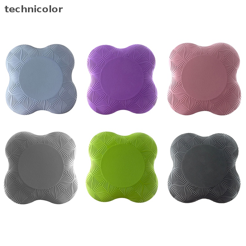 1 Đệm Bảo Vệ Đầu Gối Chống Trượt Màu Trơn Tiện Dụng Khi Tập Yoga