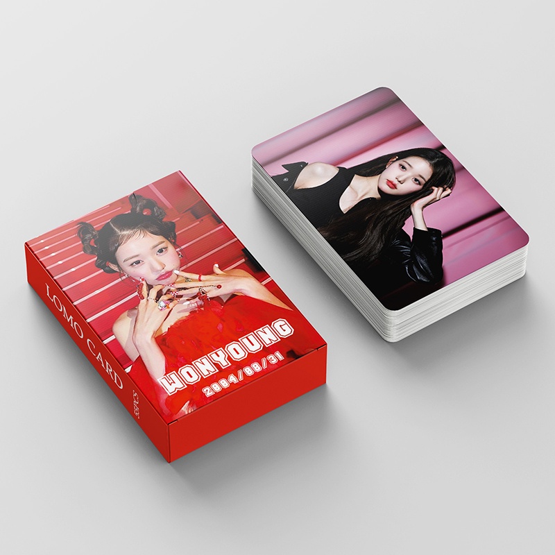 IVE WONYOUNG LOMO Card Set 55 Tấm Thẻ Ảnh Hình Nhóm Nhạc