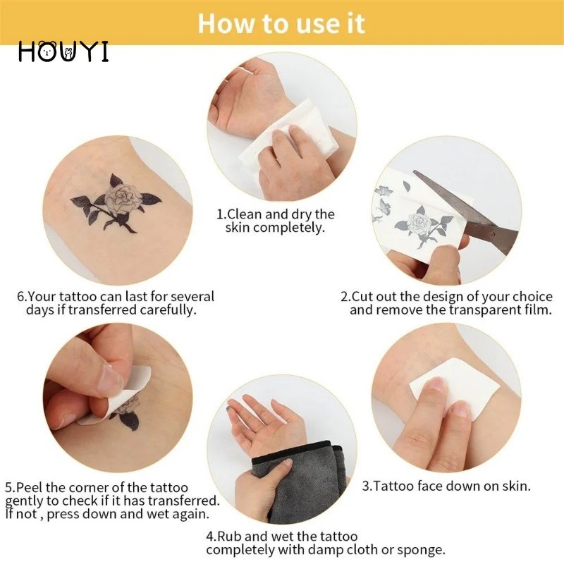 Hình Xăm Dán Tạm Thời Hình Bướm Nhiều Màu Sắc Chống Nước Dùng Một Lần