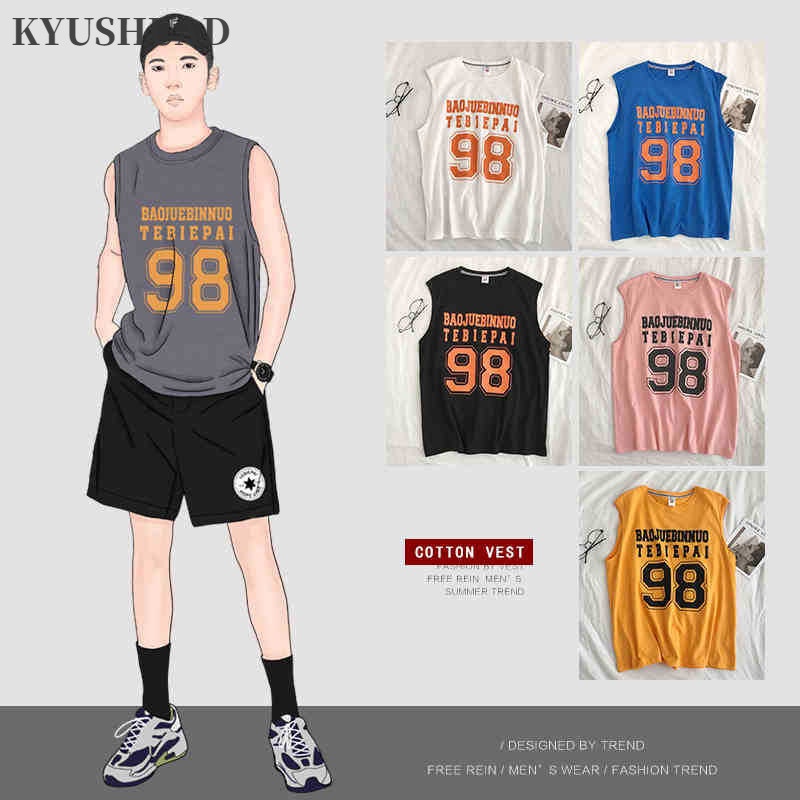 Áo Thun Thể Thao Sát Nách Form Rộng Thời Trang Xu Hướng Cho Nam