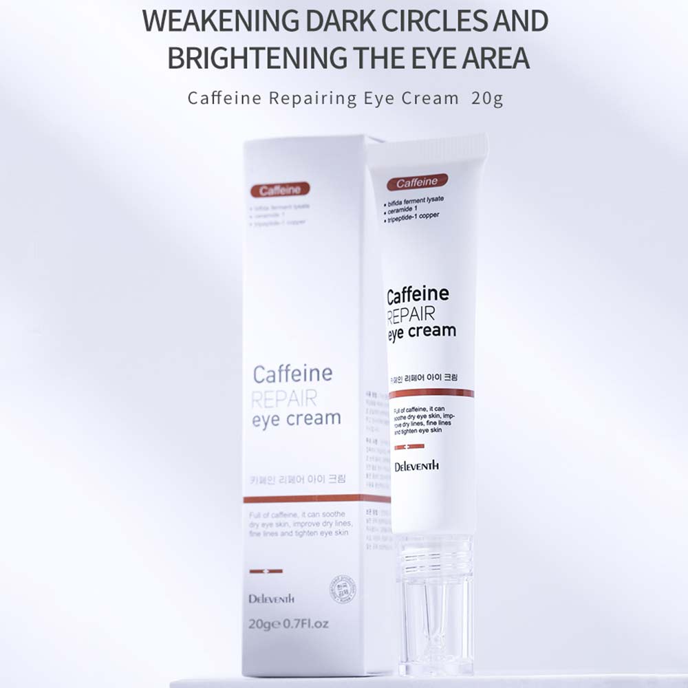 DEleventh Caffeine Repair Eye Cream eyebags remover dark circles Anti-Wrinkle Anti-PuffinessDilute Dark Circles And Fine Lines Fade eye