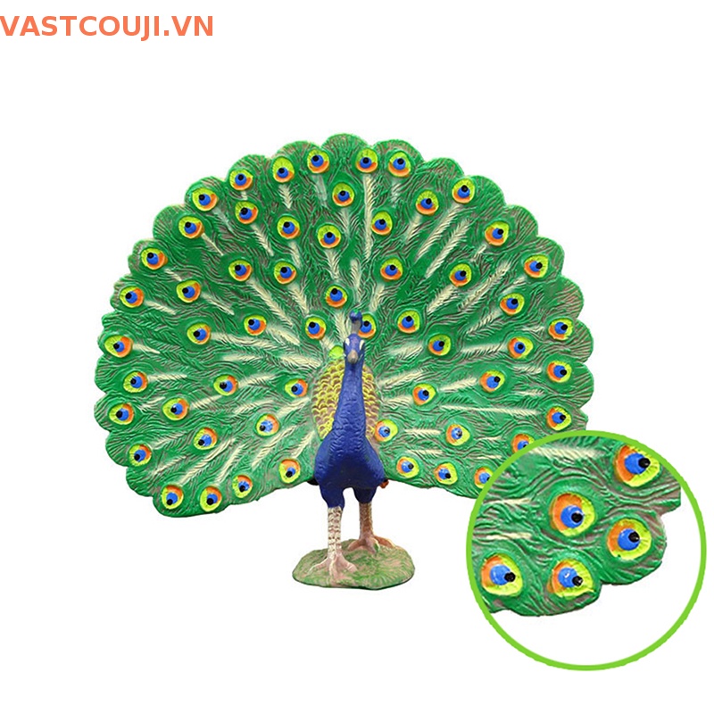 Mô Hình Chim Công Nông Trại Sống Động Như Thật