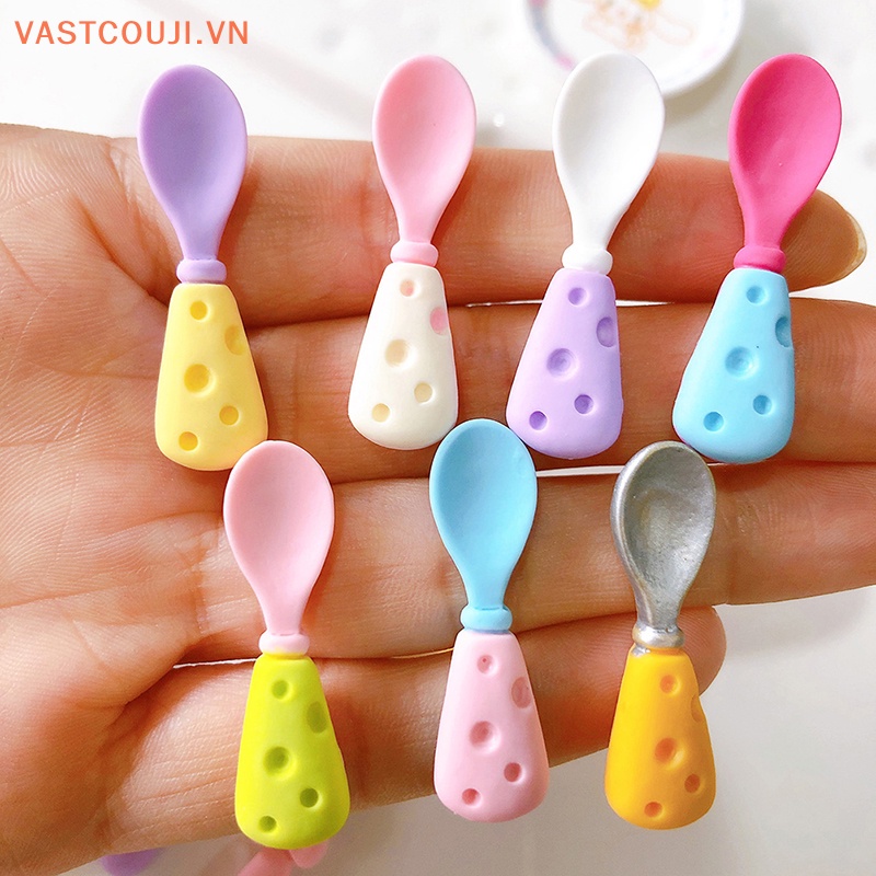 Set 10 Muỗng Xúc Mini Trang Trí Nhà Búp Bê VN