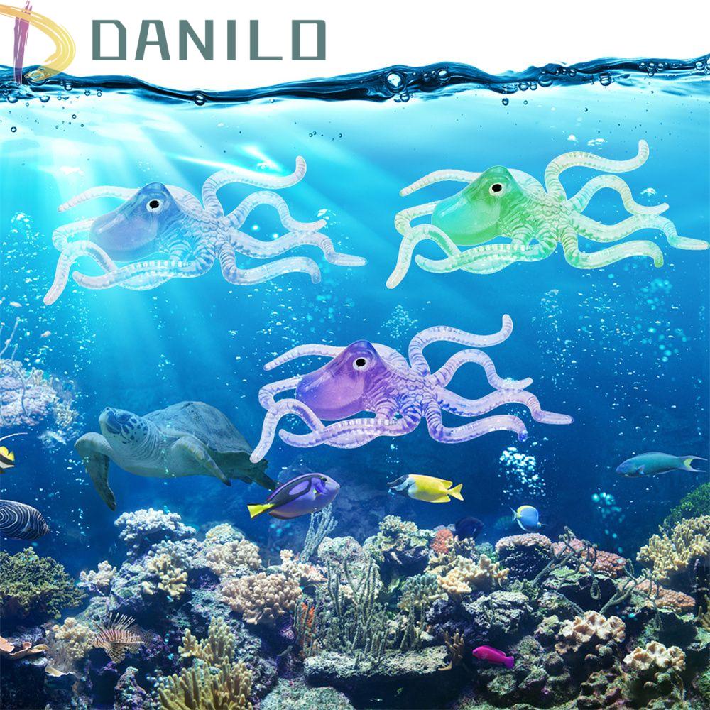 Bộ 3 / 12 Món Đồ Chơi Hình Bạch Tuộc Cho Bé Chơi Dưới Nước