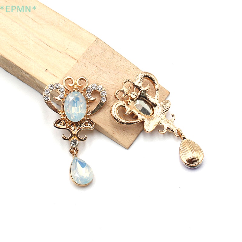 Ghim Cài Áo Bằng Acrylic Và Kim Loại 52 * 30mm DIY Mới