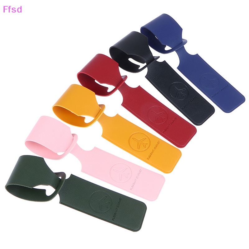 {Ffsd} Giao Hàng Nhanh Thẻ Hành Lý Bằng Da PU Chất Lượng Cao Nhỏ Gọn * Bán Chạy