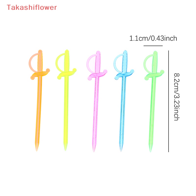 Set 50 Nĩa Ăn Trái Cây Mini Dùng Một Lần Trang Trí Cho Bé