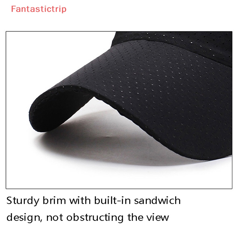 Mũ Lưỡi Trai Hở Chóp Thoáng Khí Chống Tia UV Màu Trơn Thời Trang Mùa Hè Mới Cho Nam Và Nữ