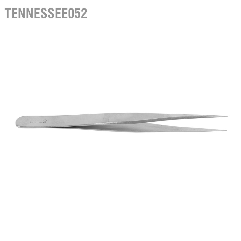 Tennessee052 Nhíp sửa chữa đồng hồ bằng thép không gỉ trang sức chính xác đầu nhọn cho linh kiện điện tử ST10