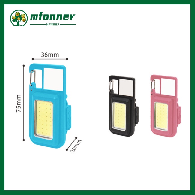 Đèn Led Cob Mini Đa Năng Kèm Móc Khóa Tiện Dụng Cho Hoạt Động Ngoài Trời