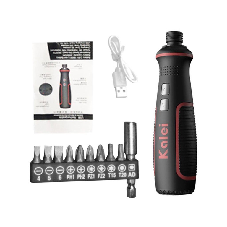 Electric Screwdriver Manual Battery Replacement Strong Magnetic Head Design