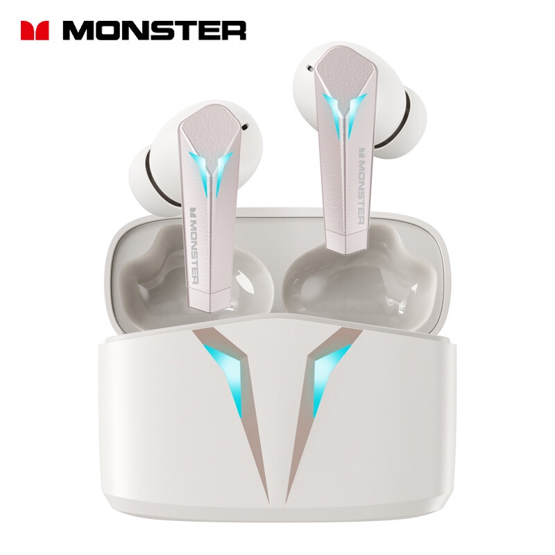 Monster Tai Nghe XKT06 Không Dây 100% Bluetooth 5.3 TWS Âm Thanh Nổi HIFI Có Mic 300mAh Cho Game Thủ Hoặc Thể Thao