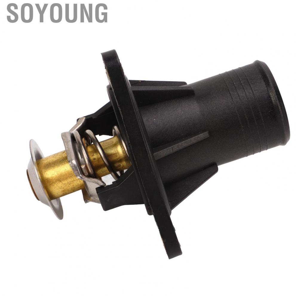 Soyoung Engine Coolant Thermostat  High Efficiency High Temperature Resistant Thermostat C2S11278 Reliable  for Car