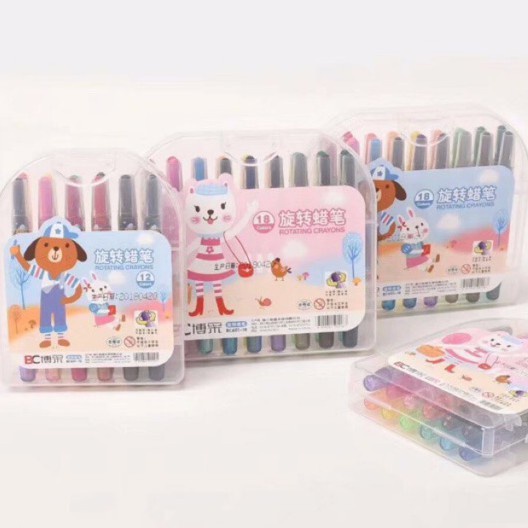 Sáp màu vặn 12/18/24 màu BC601