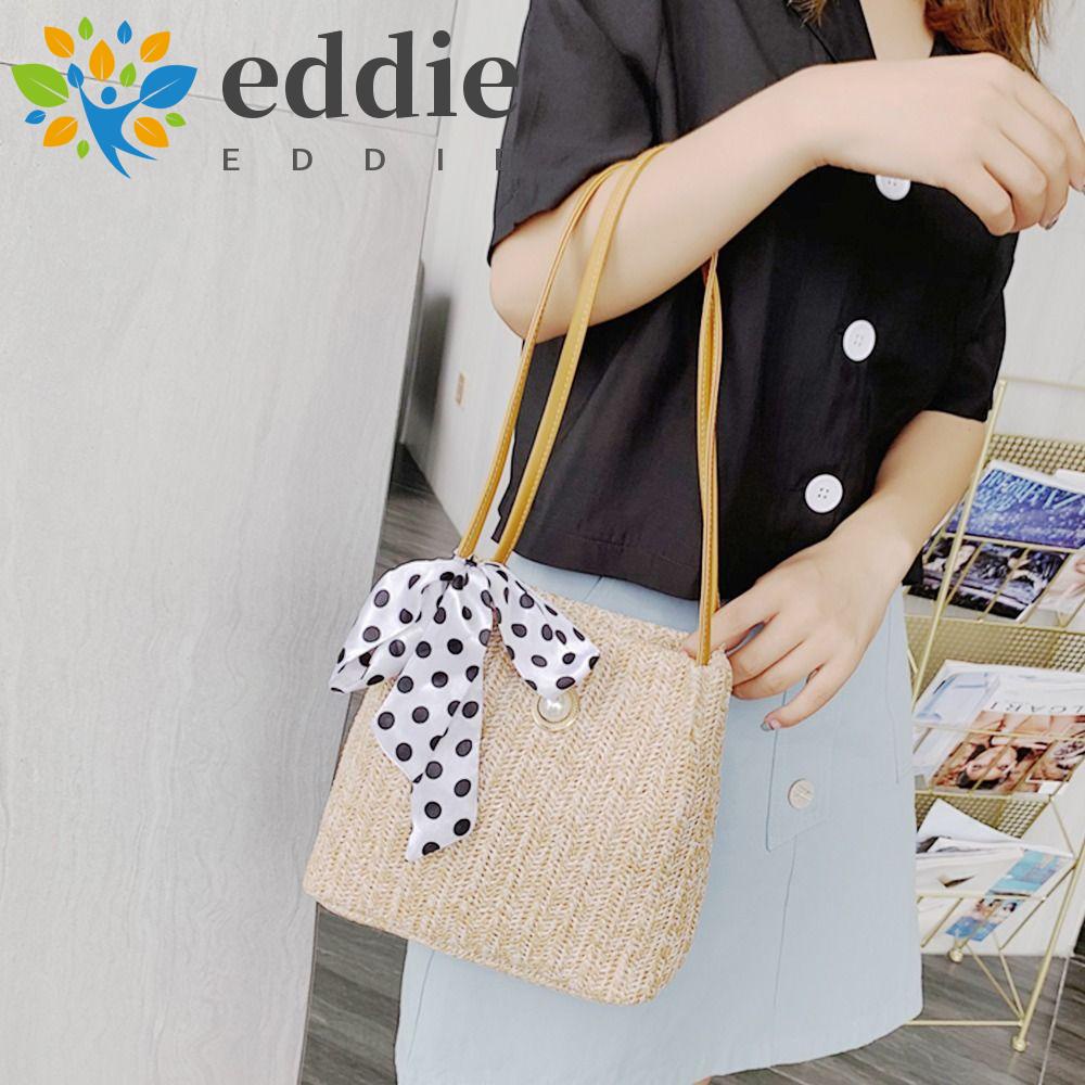 Túi Xách Đan Lát 26Eddie Phong Cách Bohemian Thời Trang Đi Biển Cho Nữ