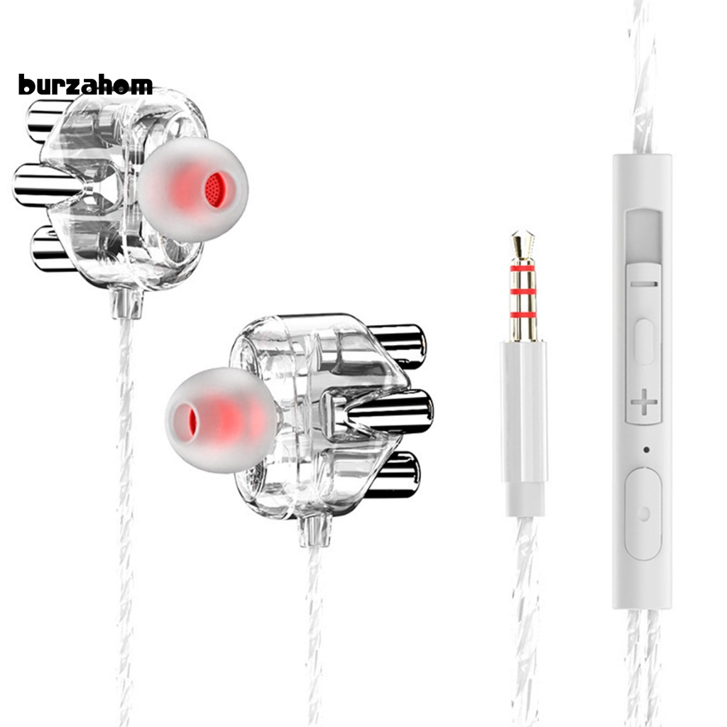 Tai Nghe Nhét Tai Thể Thao Có Dây Trong Suốt