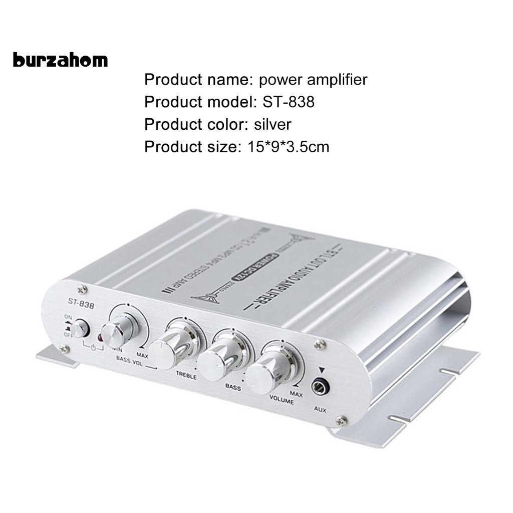 Bộ Khuếch Đại Âm Thanh Kỹ Thuật Số 2.1CH HiFi ST-838 40W Chuyên Dụng Cho Gia Đình
