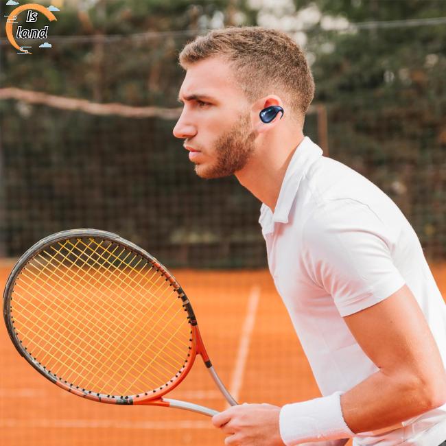 [IS] Tai Nghe Thể Thao Kẹp Tai Không Dây Bluetooth Chống Tiếng Ồn Có Thể Điều Chỉnh Âm Lượng