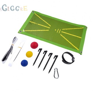 【GIGGLE】Golf Training Mat/For Swing Detection Shot Swing Mat/Mini Golf Practice Shot Aid