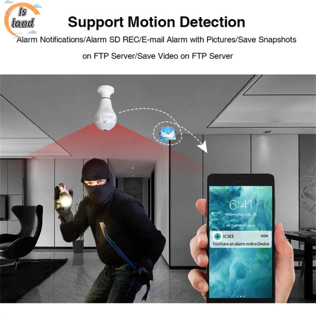 Camera An Ninh 960p 2.0MP H.265 Xoay 360 Độ Kết Nối Wifi