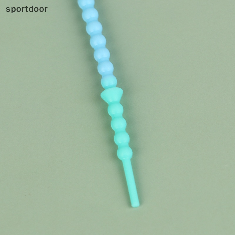 Bộ 5 Dây Buộc Cáp Tự Khóa DIY Bằng Silicone Màu Kẹo 21cm