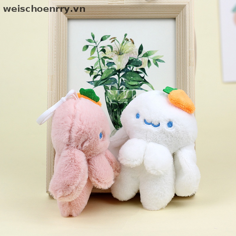 Móc Khóa Hình Bạch Tuộc / Thỏ Nhồi Bông Đáng Yêu