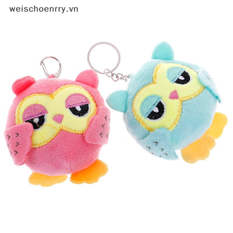 Móc Chìa Khóa Hình Cú Nhồi Bông 9Cm Dễ Thương