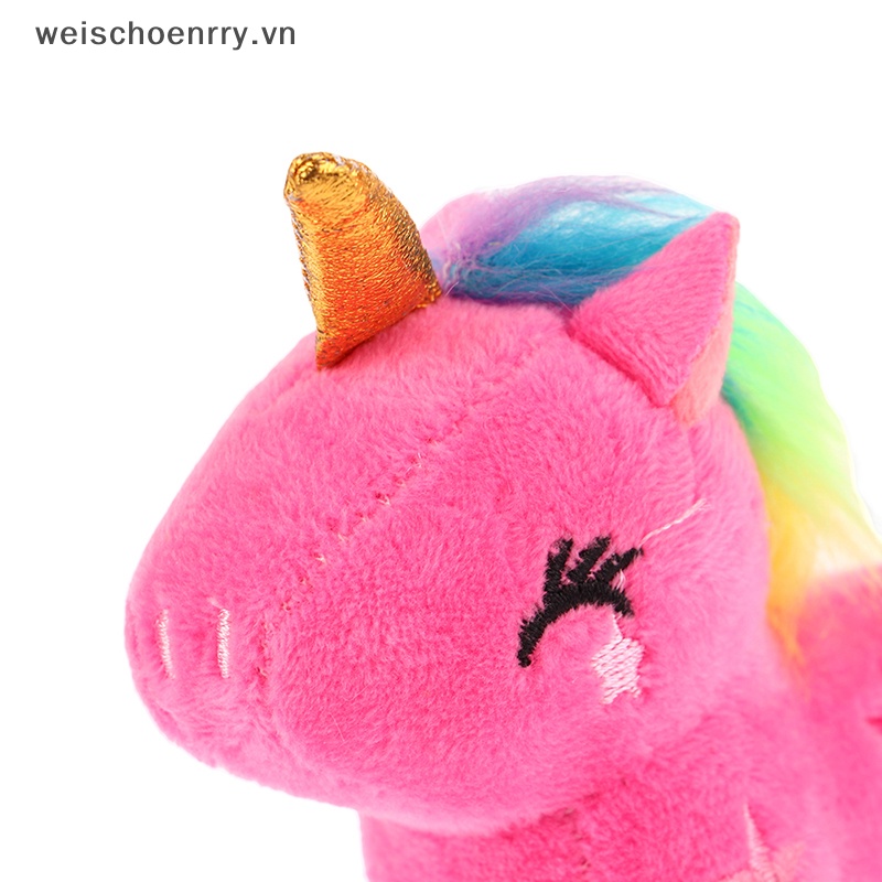 Móc Khóa Kỳ Lân Nhồi Bông Mini Mềm Mại Dành Cho Bé Gái