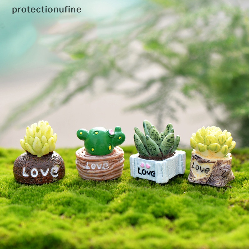 Set 4 Mô Hình Gnome Gnome Thu Nhỏ Bằng Nhựa Resin Trang Trí Sân Vườn DIY