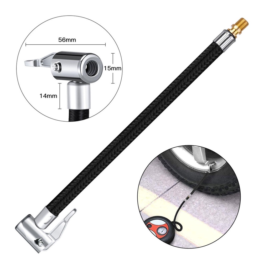 Ống Bơm Lốp Xe Hơi I8Q9 20 / 30cm Chuyên Dụng Chất Lượng Cao