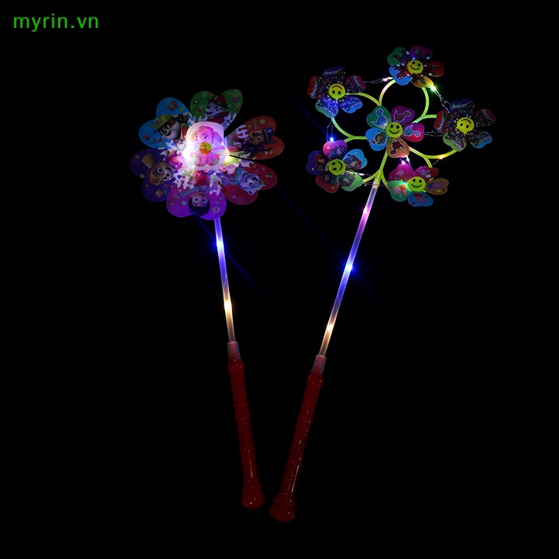 Set 6 Chong Chóng Gió Đồ Chơi Có Đèn Led Độc Đáo