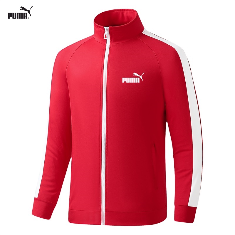 Áo Khoác Thể Thao Puma 100% Chính Hãng Phối Khóa Kéo Thiết Kế Tối Giản Cho Nam