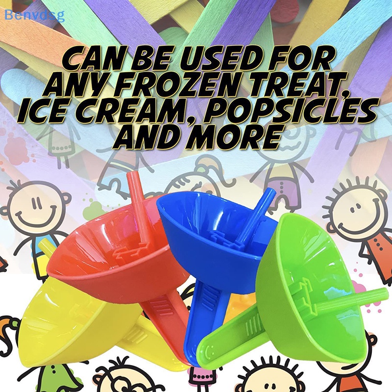 Benvdsg &gt; Giá Đỡ Que Kem Kèm Ống Hút Chống Rò Rỉ Dành Cho Trẻ Em