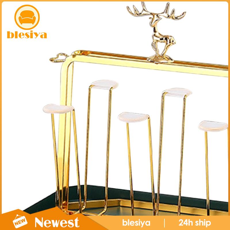 Giá Đỡ Cốc 6 Ngăn Bằng Kim Loại Sang Trọng Tiện Dụng Cho Văn Phòng