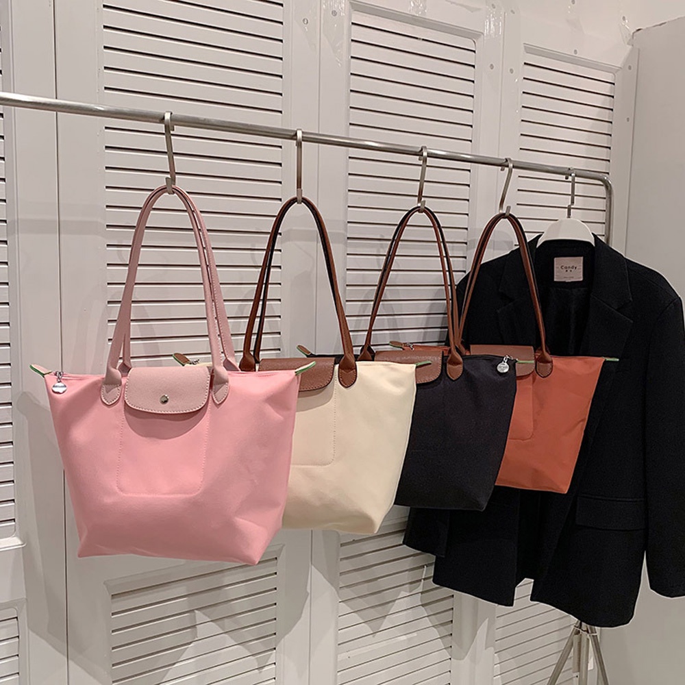 Túi Xách Đeo Vai Bằng Nilon Cỡ Lớn Chống Thấm Nước Cho Nữ