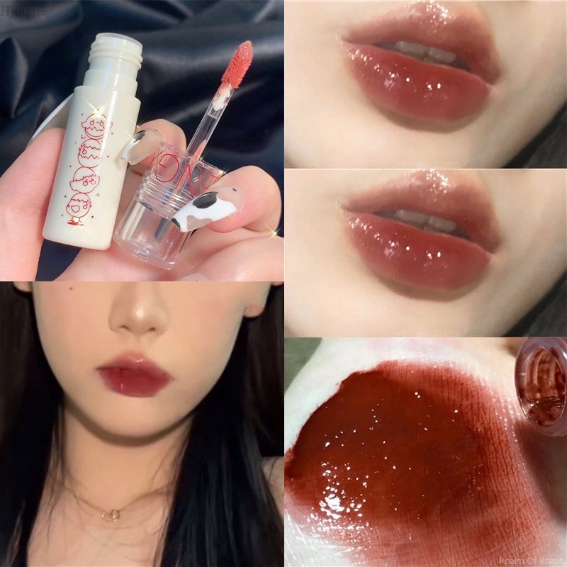 Son Bóng MENGXIDUO 3D Hương Trái Cây Chống Nước Lâu Trôi Hàng Nội Địa Trung