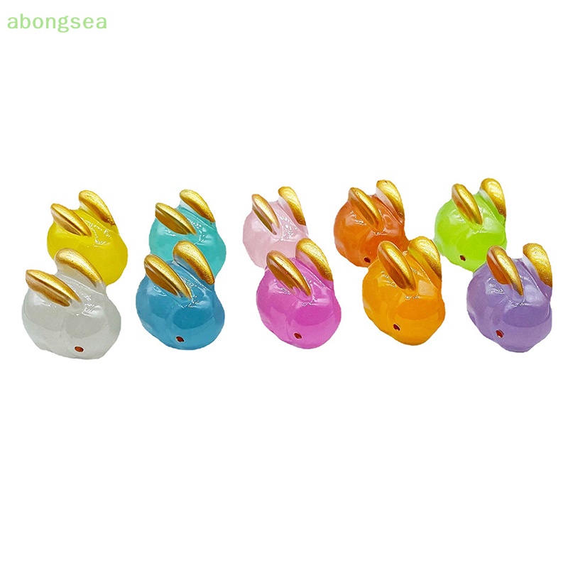 1 Tượng Thỏ Phát Quang Trang Trí Nhà Cửa