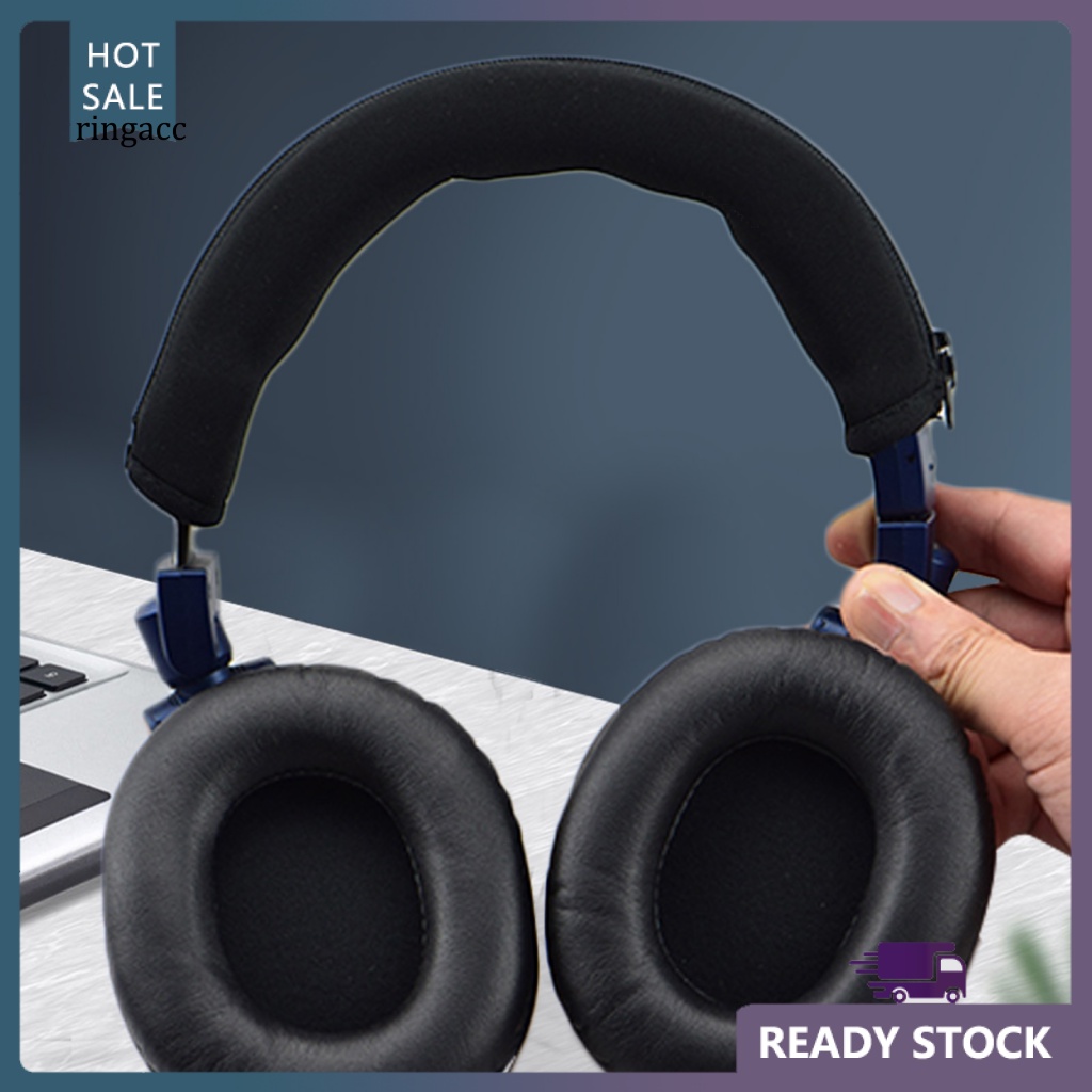 Vỏ Bọc Đầu Tai Nghe Bằng Da Giả Mềm Mại Thay Thế Cho Audio Technica ATH-M50X M30X M40X