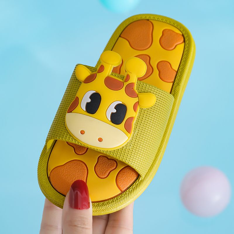 Dép Sandal Hình Hươu Cao Cổ Hoạt Hình Cho Bé