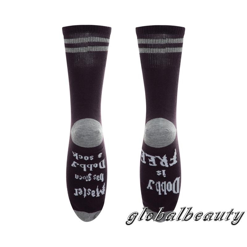 Tất Giữ Nhiệt Kẻ Sọc In Chữ Thời Trang Thoáng Khí