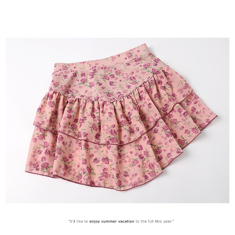 Bộ Đồ Bơi Tay Dài In Hoa Xẻ Tà Bụng Cao Eo Cao Thời Trang Quyến Rũ Cho Nữ