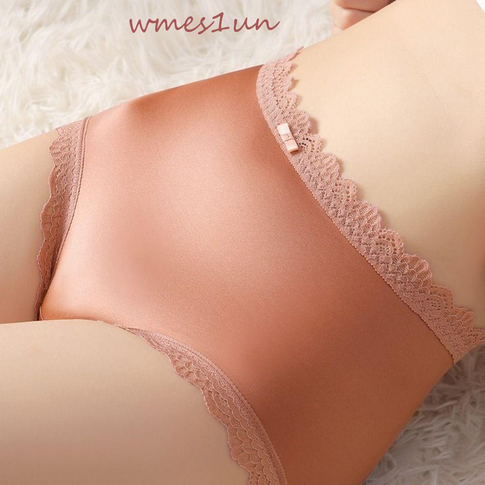 Quần Lót Nylon Mềm Mại Trong Suốt Siêu Mỏng Không Đường May WMES15H Phong Cách Hàn Quốc